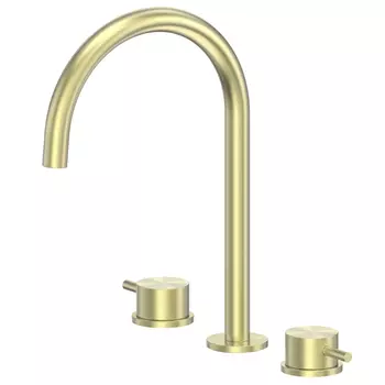 Смеситель ABBER Wasser Kreis 316 AF8108BG-M для раковины, золото брашированное
