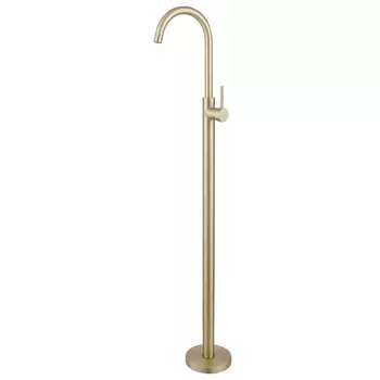 Смеситель ABBER Wasser Kreis AF8141G напольный для раковины, золото матовое