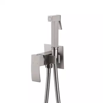 Смеситель ABBER Wasserfall AF8625SP с гигиеническим душем, сатин