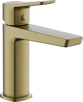 Смеситель BELZ B10715-5 для раковины, латунь, золото