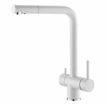 Смеситель для кухни Alveus Aquila G11 Arctic белый