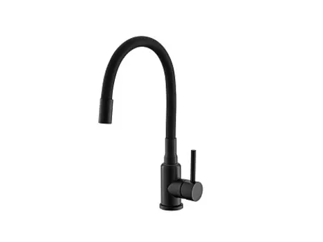 Смеситель для кухни Alveus Flexa Black Matt черный матовый