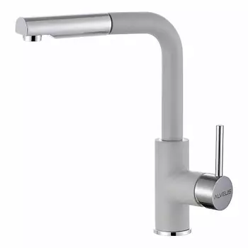 Смеситель для кухни Alveus Siros-P G81 Concrete серый