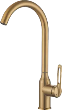 Смеситель для кухни HAIBA HB40830-5, нержавеющая сталь, золото