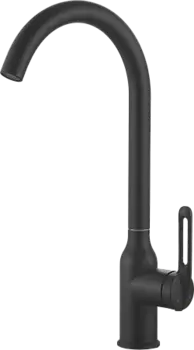 Смеситель для кухни HAIBA HB40830-7, нержавеющая сталь, черный