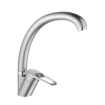 Смеситель для кухни HAIBA HB4113-1, латунь, сатин