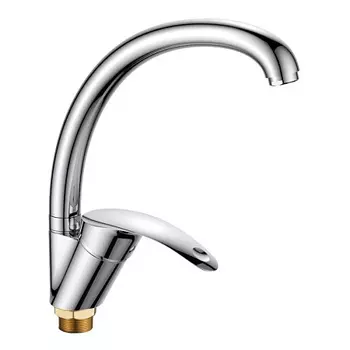 Смеситель для кухни HAIBA HB4121-2, латунь, хром