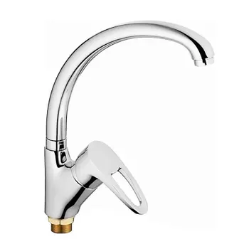 Смеситель для кухни HAIBA HB4165-2, латунь, хром