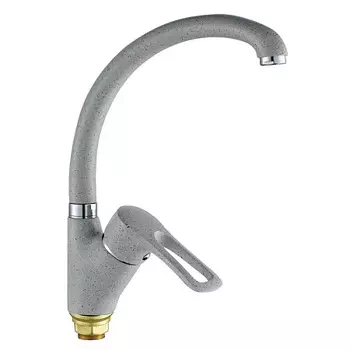 Смеситель для кухни HAIBA HB4166-8, латунь, серый