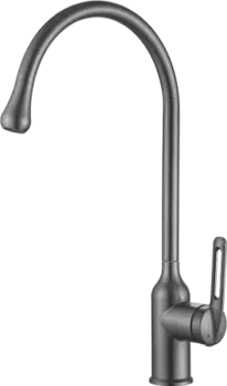 Смеситель для кухни HAIBA HB41830-3, нержавеющая сталь, оружейная сталь