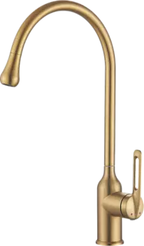 Смеситель для кухни HAIBA HB41830-5, нержавеющая сталь, золото