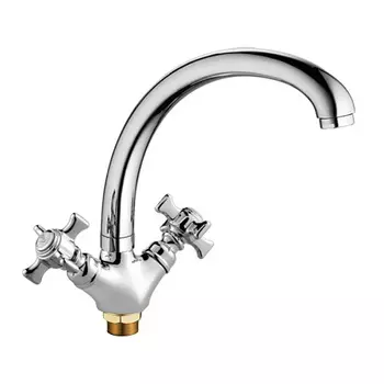 Смеситель для кухни HAIBA HB4824, латунь, хром