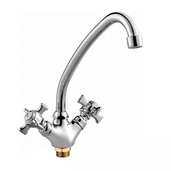 Смеситель для кухни HAIBA HB4924, латунь, хром