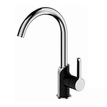 Смеситель для кухни HAIBA HB70805-7, латунь, черный/хром