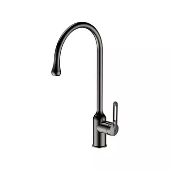 Смеситель для кухни HAIBA HB71825-3, нержавеющая сталь, оружейная сталь