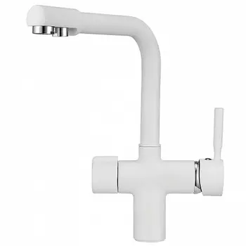 Смеситель для кухни Point PN3104W белый