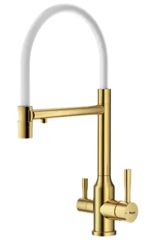 Смеситель для кухни со съемным изливом и подключением фильтра питьевой воды RAGLO R81.63.03