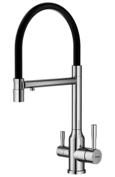 Смеситель для кухни со съемным изливом и подключением фильтра питьевой воды RAGLO R81.63.05