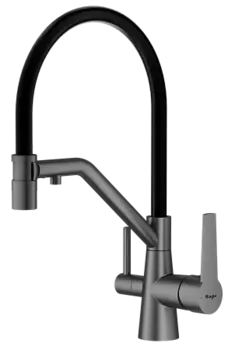 Смеситель для кухни со съемным изливом и подключением фильтра питьевой воды RAGLO R80.62.09
