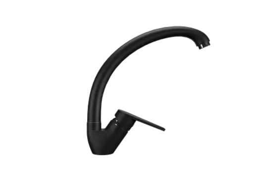 Смеситель для кухни ULGRAN Practik PR-02-004, черный оникс