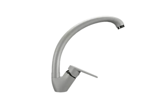 Смеситель для кухни ULGRAN Practik PR-02-001, белый камень