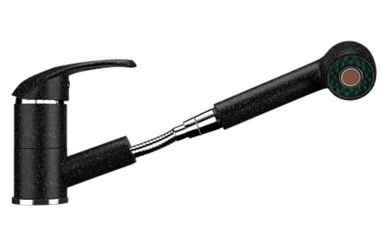 Смеситель для кухни Ulgran U-002-308, черный