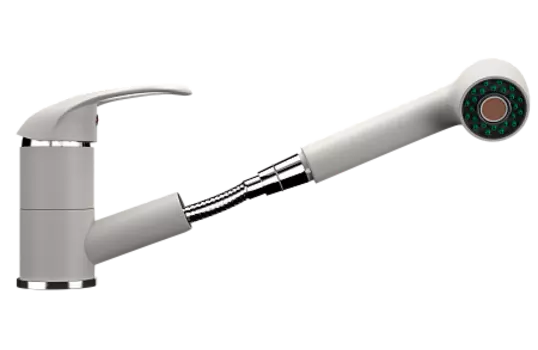 Смеситель для кухни Ulgran U-002-331, белый