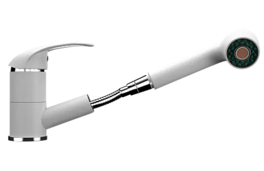 Смеситель для кухни Ulgran U-002-341, ультра-белый