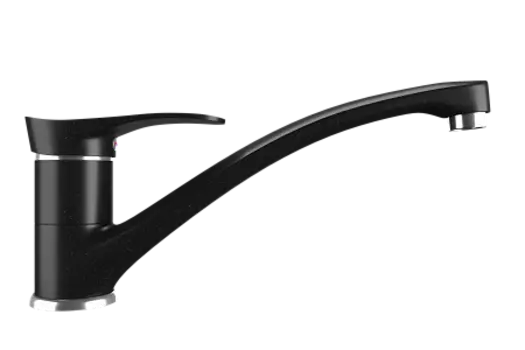 Смеситель для кухни Ulgran U-003-344, ультра-черный
