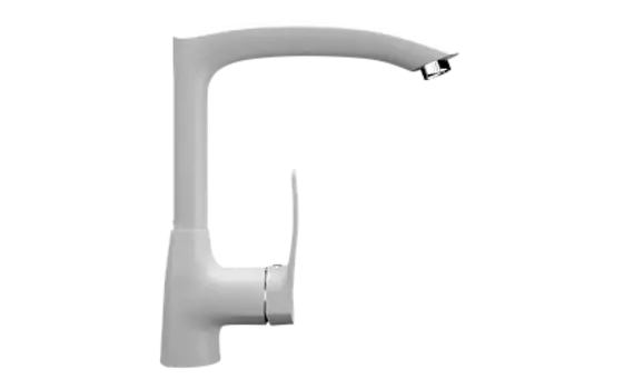 Смеситель для кухни Ulgran U-005-341, ультра-белый