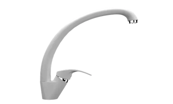 Смеситель для кухни Ulgran U-007-341, ультра-белый