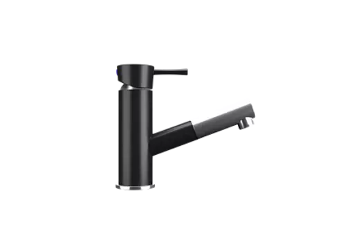 Смеситель для кухни Ulgran U-009-344, ультра-черный