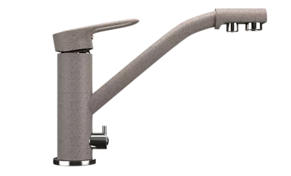 Смеситель для кухни Ulgran U-010-302, песочный