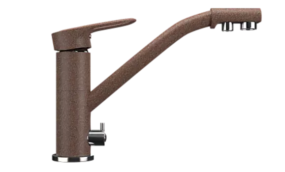 Смеситель для кухни Ulgran U-010-307, терракот