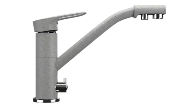 Смеситель для кухни Ulgran U-010-310, серый