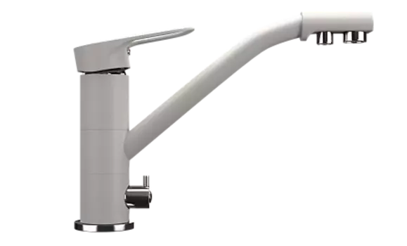 Смеситель для кухни Ulgran U-010-331, белый