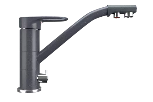 Смеситель для кухни Ulgran U-010-343, антрацит