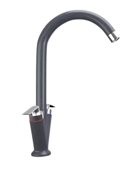 Смеситель для кухни Ulgran U-011-343, антрацит