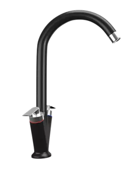 Смеситель для кухни Ulgran U-011-344, ультра-черный