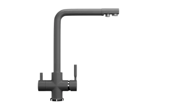Смеситель для кухни Ulgran U-016-309, темно-серый