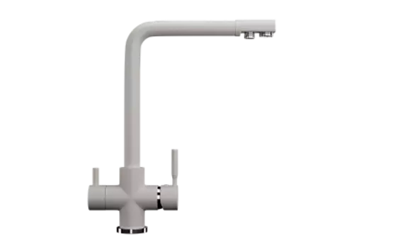 Смеситель для кухни Ulgran U-016-331, белый