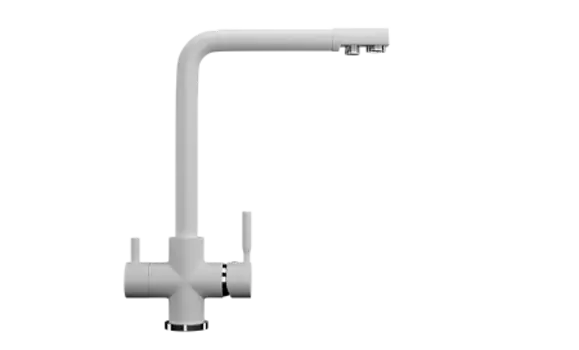 Смеситель для кухни Ulgran U-016-341, ультра-белый