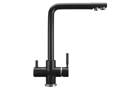 Смеситель для кухни Ulgran U-016-344, ультра-черный