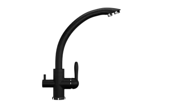 Смеситель для кухни Ulgran U-017-308, черный