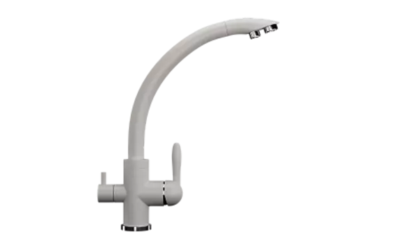 Смеситель для кухни Ulgran U-017-331, белый