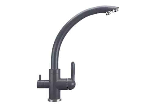 Смеситель для кухни Ulgran U-017-343, антрацит