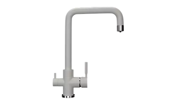 Смеситель для кухни Ulgran U-019-331, белый