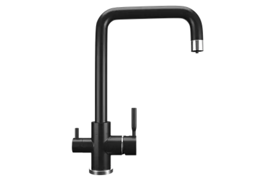 Смеситель для кухни Ulgran U-019-344, ультра-черный