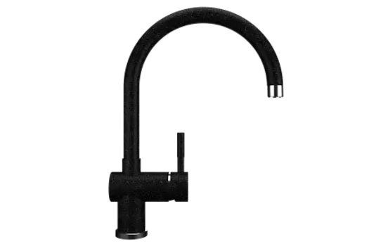 Смеситель для кухни ULGRAN U-021-308, черный