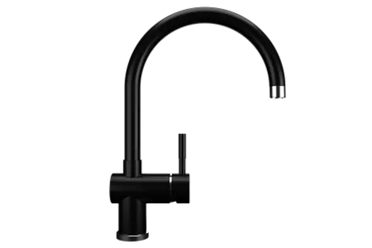 Смеситель для кухни ULGRAN U-021-344, ультра-черный